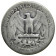 1947 D * Quarto di Dollaro (25 Cents) Argento Stati Uniti "Washington Quarter" (KM 164) MB