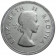 1958 * 2 Shillings Argento Sudafrica "Elisabetta II" (KM 50) BB