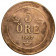 1907 EB * 5 Ore Svezia "Oscar II - Crowned King's Monogram" (KM 770) BB