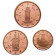 2013 * Set SAN MARINO 5, 2 e 1 centesimi proof da divisionale