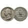 1954 (P) * Quarto di Dollaro (25 Cents) Argento Stati Uniti "Washington Quarter" (KM 164) MB