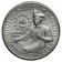 1976 (P) * Quarto di Dollaro (25 Cents) Stati Uniti "Bicentennial" (KM 204) UNC