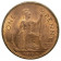1967 * 1 Penny Gran Bretagna "Elisabetta II – Britannia Seduta" (KM 897) FDC