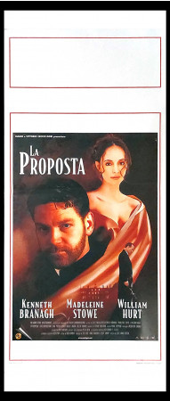 1999 * Movie Playbill "La Proposta - Madeleine Stowe, William Hurt, Kenneth Branagh" Drama (A-)