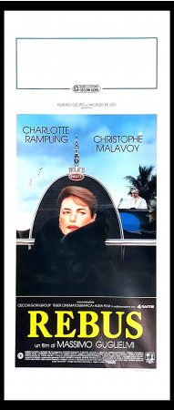 1989 * Movie Playbill "Rebus - Charlotte Rampling, Christophe Malavoy" Drama (B+)