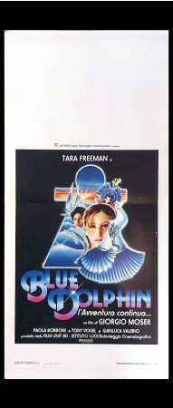 1990 * Movie Playbill "Blue Dolphin - L'Avventura Continua - Paola Borboni, Gianluca Valerio" Fantasy (A-)