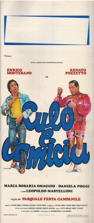 1981 * Movie Playbill "Culo e Camicia - Enrico Montesano, Renato Pozzetto" Comedy (B+)