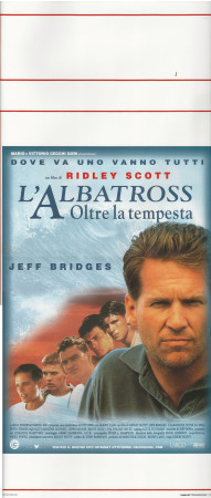 1996 * Movie Playbill "L'Albatross(Oltre La Tempesta) - Jeff Bridges, Caroline Goodvall" Adventure (A-)