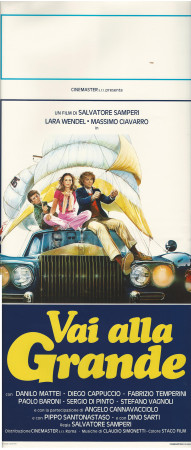1983 * Movie Playbill "Vai alla Grande - Lara Wendel, Massimo Ciavarro" Comedy (A-)