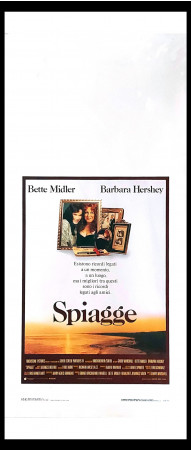 1988 * Movie Playbill "Spiagge - Barbara Hershey, Bette Midler, John Heard" Comedy (A-)