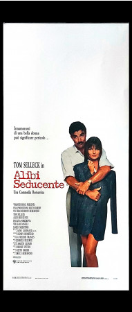 1989 * Movie Playbill "Alibi Seducente - Tom Selleck, Paulina Porizkova, James Farentino" Thriller  (A-)