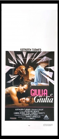 1987 * Movie Playbill "Giulia e Giulia - Kathleen Turner, Gabriel Byrne, Sting" Drama (A-)