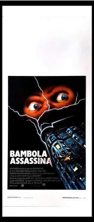 1988 * Movie Playbill "Bambola  Assassina - Brad Dourif, Catherine Hicks, Chris Sarandon" Horror (A-)