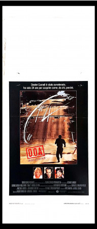 1988 * Movie Playbill "D.O.A. - Cadavere in Arrivo - Charlotte Rampling, Meg Ryan, Dennis Quaid" Thriller (B)