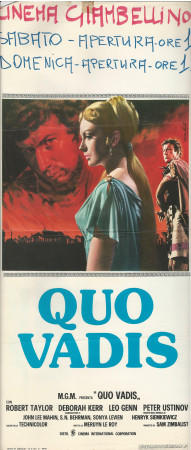 1951 * Movie Playbill "Quo Vadis - Robert Taylor" Peplum (B-)