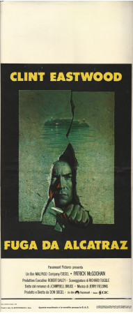 1979 * Movie Playbill "Fuga da Alcatraz - Clint Eastwood" Drama (B+)