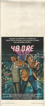 1983 * Movie Playbill "48 Ore - Nick Nolte, Eddie Murphy" Crime (B)