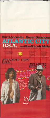 1980* Movie Playbill "Atlantic City U.S.A. - Burt Lancaster, Susan Sarandon" Drama (B+)