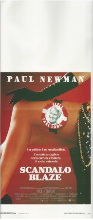 1990 * Movie Playbill "Scandalo Blaze - Paul Newman" Drama (B+)