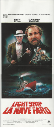 1985 * Movie Playbill "Lightship La Nave Faro - Robert Duvall, Klaus Maria Brandauer" Drama (B+)