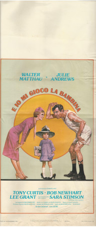 1980 * Movie Playbill "E Io Mi Gioco La Bambina  -  Julie Andrews, Walter Matthau" Comedy (B)
