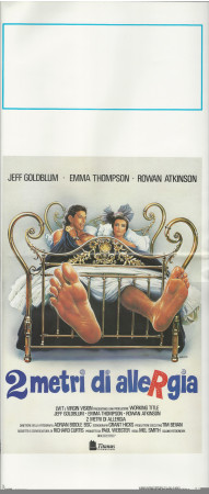 ND (1989) * Movie Playbill "Due Metri Di Allergia - Thompson, Jeff Goldblum, Rowan Atkinson" Comedy (A-)