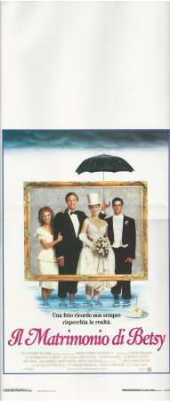 1990 * Movie Playbill "Il Matrimonio di Betsy - Joe Pesci, Molly Ringwald, Burt Young" Comedy (A-)