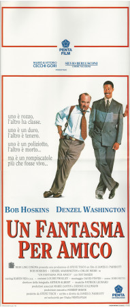 1990 * Movie Playbill "Un Fantasma per Amico - Denzel Washington, Bob Hoskins" Thriller  (A-)