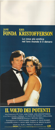 1982 * Movie Playbill "Il Volto dei Potenti - Jane Fonda, Kris Kristofferson" Thriller  (A-)