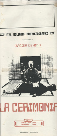 1971 * Movie Playbill "La Cerimonia - Kenzô Kawarasaki, Atsuo Nakamura" Drama (B-)