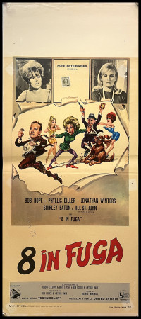 1967 * Movie Playbill "8 in Fuga - Bob Hope, Shirley Eaton, Jill St John" Comedy (B)