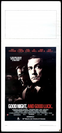 2005 * Movie Playbill "Good Night, and Good Luck - Robert Downey Jr., Patricia Clarkson, George Clooney" Drama (B)