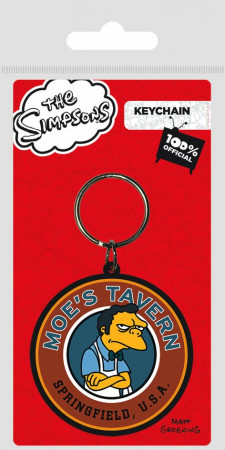 Keychain * Movies and TV Series “The Simpsons -  Moe's Tavern" Official Merchandise (RK38514)