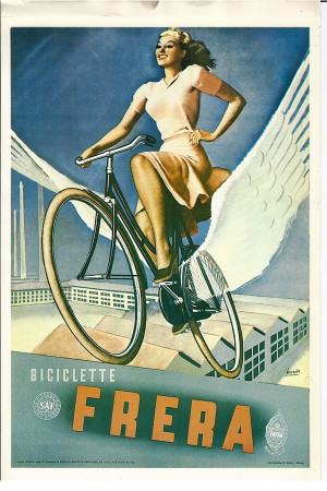 Advertising "Biciclette FRERA - Gino Boccasile" Reproduction