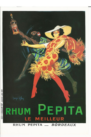 Advertising "Rhum Pepita, Bordeaux - Dylen" Reproduction