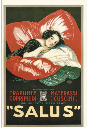 Advertising "SALUS Trapunte, Materassi - Mauzan" Reproduction