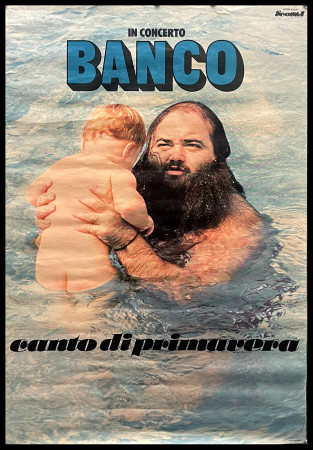 1979 * Poster Original Music "BANCO DEL MUTUO SOCCORSO - Canto di Primavera " Italy (B-)