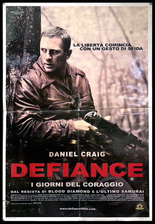 2008 * Movie Poster "Defiance - Daniel Craig, Liev Schreiber" Drama (B-)
