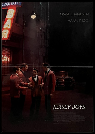 2014 * Movie Poster "Jersey Boys - John Lloyd Young, Eric Bergen" Musical (B+)