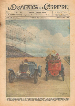 1929 * Original Historical Magazine "La Domenica Del Corriere (N°19) - Il Vecchio Contro Il Nuovo"