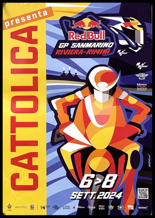 2024 * Poster Original "Red Bull GP San Marino - Riviera di Rimini - Cattolica" San Marino (B+)