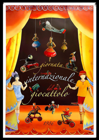 1986 * Poster Original "Giornata Internazionale del Giocattolo - EPL TO" Italy (A-)