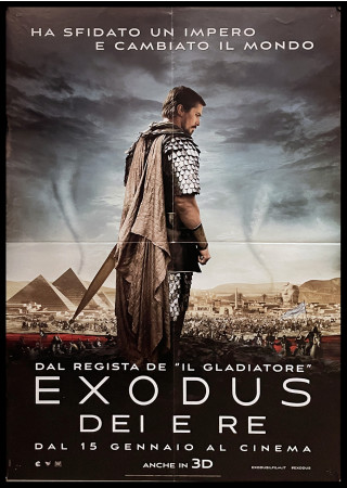 2015 * Movie Poster "Exodus - Dei E Re - Christian Bale, John Turturro" Action (A-)