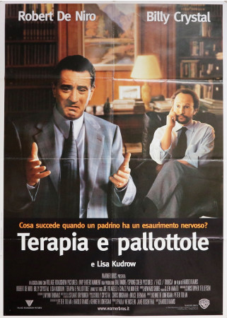 1999 * Movie Poster 2F "Terapia e Pallottole - Robert De Niro, Billy Crystal" Comedy (B+)