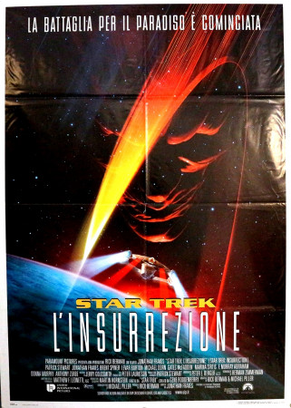 1999 * Movie Poster 2F "Star Trek L'Insurrezione - Jonathan Frakes, Patrick Stewart" Monster Movie (B+)