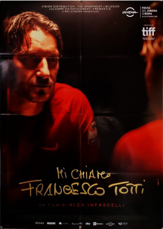 2020 * Movie Poster 2F "Mi Chiamo Francesco Totti - Francesco Totti" Documentary (A-)