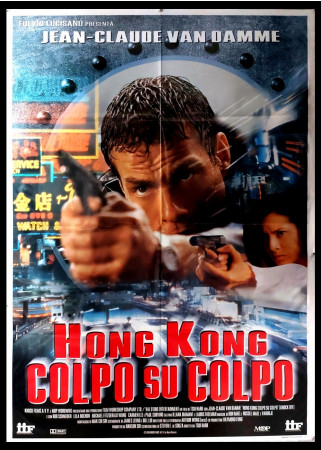 1998 * Movie Poster 2F "Hong Kong Colpo su Colpo - Jean-Claude Van Damme, Rob Schneider" Adventure (B+)