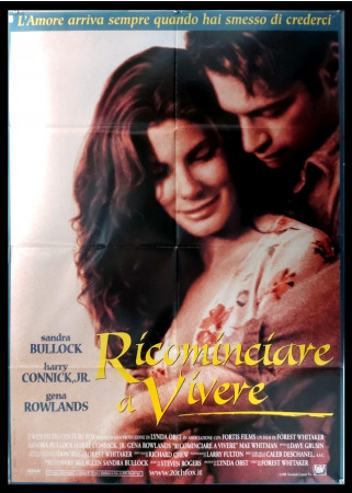 1998 * Movie Poster 2F "Ricominciare a Vivere - Sandra Bullock, Harry Connick Jr" Drama (B)