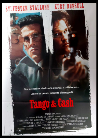 1990 * Movie Poster 2F "Tango & Cash - Sylvester Stallone, Kurt Russell, Jack Palance" Crime (B+)