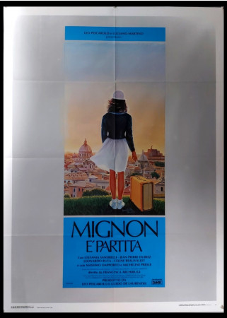 1988 * Movie Poster 2F "Mignon è Partita - Stefania Sandrelli, Massimo Dapporto" Comedy (B+)